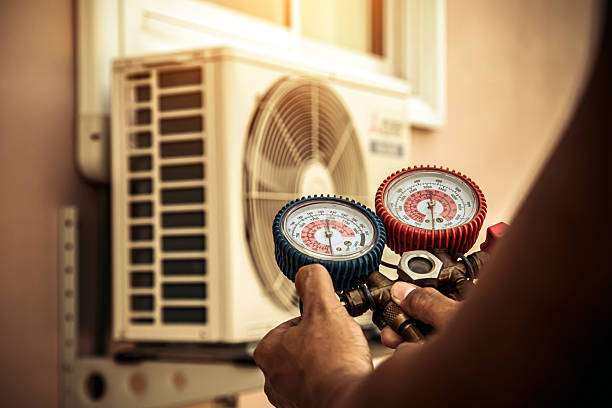 Professional Hvac Installation technician working in East Waterboro, ME
